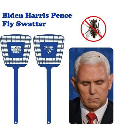 Fly Swatter Biden Harris Pence Fly Swatter Practical Tool for Home Pest Control Multi-Colors Plastic Handle with Long Handle House Wife Helper - Buy Online on GoSupps.com