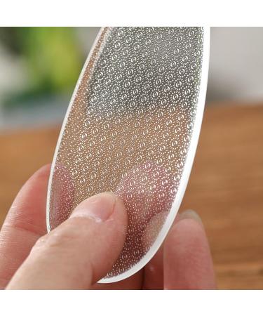 Foot Scrubber | Heel Scraper Nail File | Glass Foot Scraper Pedicure Foot Buffer Pedicure Tool for Soft Smooth Foot Foot Wash Board - Buy Online on GoSupps.com