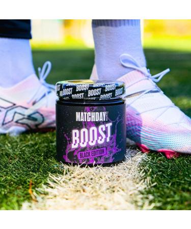 Matchday Boost Energy I 400G - Pre-Workout Booster with 200mg Caffeine Beta-Alanine & Creatine | Stable Blood Sugar - Black Edition - Buy Online on GoSupps.com