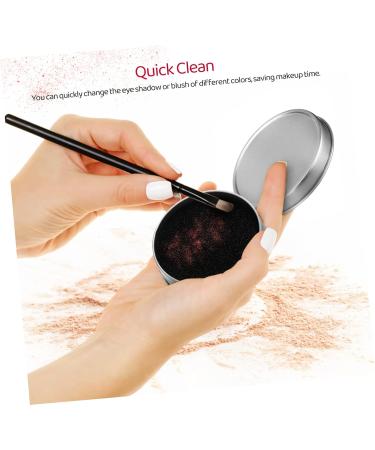 Angoily 3 Set Makeup Brush Cleaning Box Make up Remover Cleaning Sponge Esponjas Para Maquillaje Makeup Brush Tool Quick Color Changing Sponge Cleaning Pad Polyurethane Sponge - Buy Online on GoSupps.com