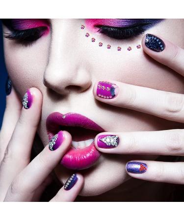 4488 Pcs Nail Art Rhinestones - Crystal Flatback Gems with Tweezers | DIY Decoration for Nails, Clothes, Shoes & Bags - Buy Online on GoSupps.com