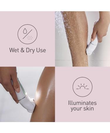 Panasonic ES-EL8C Cordless Epilator with 7 Attachments & LED Light (UK Plug) - Buy Online on GoSupps.com