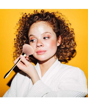 Buy No LIFE 2PC Large Head Makeup Brush Set | Jumbo Fluffy Round Blush & Kabuki Brushes for Flawless Contouring & Blending | International Shipping Available - Buy Online on GoSupps.com