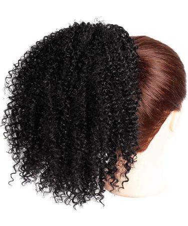 MINGDU Fake Hair Bun 8-24 Inch African Curly Ponytail Hair Extensions Hair Clips with Drawstring Hair Slices Ponytail Real Hair Extensions Hair Accessories (Color : A Size : 22inch(150g)) 22inch(150g) A - Buy Online on GoSupps.com