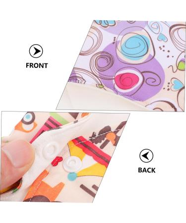 Healifty 15 Pcs Organic Washable Sanitary Pads | Reusable Cloth Menstrual Pads & Nursing Pads Assorted Colors | Bamboo Incontinence Pads for Women | Eco-Friendly Ladies Panties Liner - Pack of 1 - Buy Online on GoSupps.com