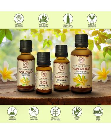Buy 100% Pure Ylang-Ylang Essential Oil 1.7 Fl Oz - Cananga Odorata from Madagascar for Aromatherapy Relaxation and Beauty - Best Essential Oil for Good Sleep & Aroma Diffuser - Buy Online on GoSupps.com