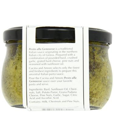 Cucina & Amore Genovese Pesto Sauce Basil 7.9oz - Pack of 6 - Buy Online on GoSupps.com