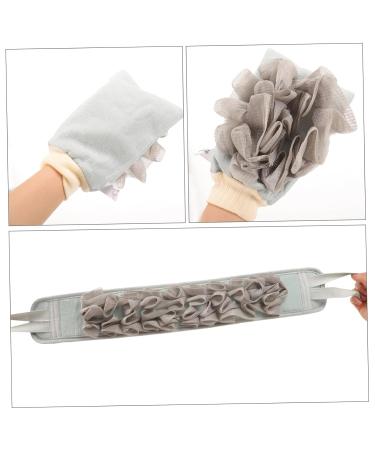 Healeved 2 Pcs Back Scrubbers | Exfoliating Bath Shower Scrubber & Loofah Gloves for Smooth Skin | International Shipping Available - Buy Online on GoSupps.com