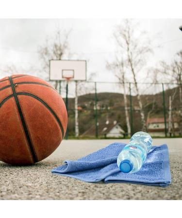 Oakias Blue Cotton Wash Cloths 24 Pack - 12x12 Inches Face Towels | Quick Drying Washcloths - Buy Online on GoSupps.com