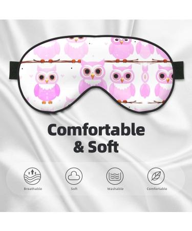 Cute Owl Eye Mask | Soft Elastic & Adjustable Nighttime Comfort for Men & Women - International Shipping Available - Buy Online on GoSupps.com