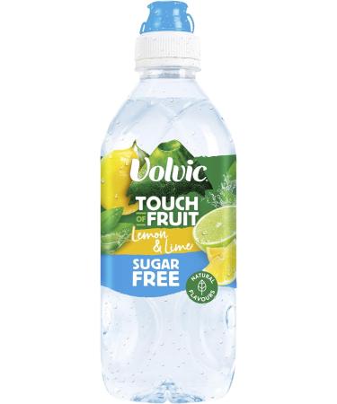 Volvic Touch of Fruit Sugar Free Lemon & Lime Water 6 x 750ml - Refreshing Hydration - Buy Online on GoSupps.com