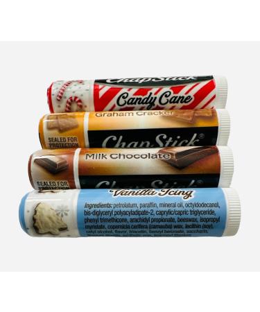 Shop Chapstick Holiday Lip Balm Set - Gingerbread Candy Cane & More - 4ct | International Shipping - Buy Online on GoSupps.com