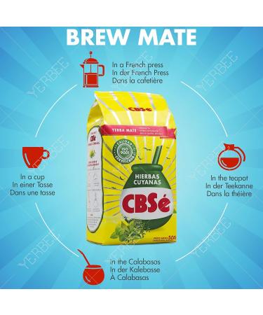  Yerbee Yerba Mate Hierbas Cuyanas CBS Tea 1kg (0.5kg x 2) in Argentina | Detox & Energy Drinks - Buy Online on GoSupps.com