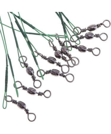 Origlam 20-Piece 15cm Fishing Wire Set | Stainless Steel Fishing Leader with Vertebrae & Push Buttons - International Shipping Available - Buy Online on GoSupps.com