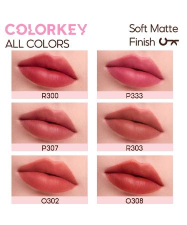 COLORKEY Soft Matte Water Lip Tint - Long-Lasting Moisturized Waterproof Liquid Lipstick in P333 Milk Pink | International Shipping Available - Buy Online on GoSupps.com