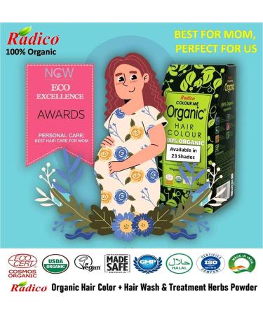 Radico Colour Me Organic Plant Hair Colour - Copper Brown | Vegan & Natural Hair Dye - Buy Online on GoSupps.com