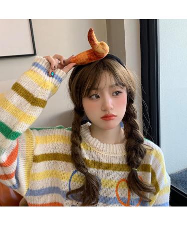 amangul Funny Food Headband Hotdog Headband Funny Headband Party Headband Food Hat Costume Fried Headband Imitation Food Hat(Ham Sausage) - Buy Online on GoSupps.com