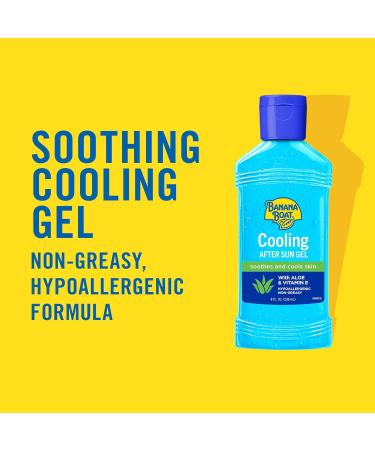 Buy Banana Boat Cooling After Sun Gel 8oz - Aloe Vera & Vitamin E for Sunburn Relief | Best After Sun Care Gel - Buy Online on GoSupps.com