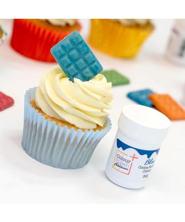 Colour Splash Additions Chocolate Colour | Blue Cocoa Butter For Cake Decorations Truffles Chocolates | Chocolate Paint - 30g - Buy Online on GoSupps.com