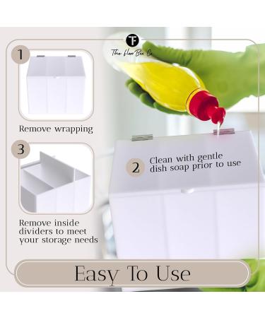 Flow Box Co. Tampon Organizer | Stylish Bathroom Accessories & Feminine Product Holder - Buy Online on GoSupps.com