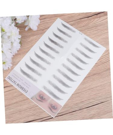 Hemoton 2pcs 3d Eyebrow Stickers Artificial Eyebrow Imitation Eyebrow - Buy Online on GoSupps.com