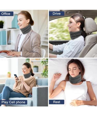 Mineup Cervicorrect Neck Brace - Neck Support Brace for Pressure Relief - Soft Neck Brace Cervical Collar for Stabilizing Vertebrae - Relief Pain and Pressure - for Women & Men - Grey - Buy Online on GoSupps.com