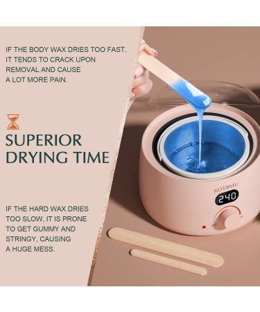 KOTAMU Blue Hard Wax Beads 1LB - Hair Removal Beans for Bikini & Brazilian Waxing - Buy Online on GoSupps.com