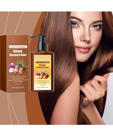 3in1 nourishing conditioning shampoo hair growth shampoo with rosemary batana Onion for men and women reduces hair loss 1 piece - Buy Online on GoSupps.com