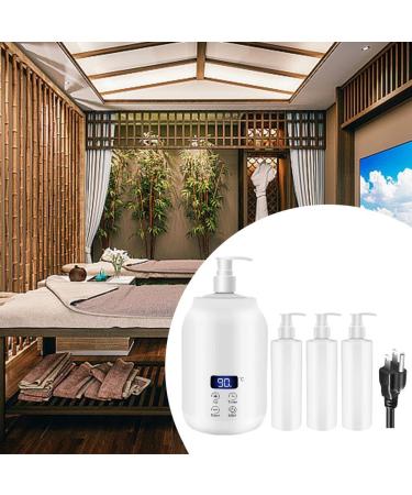Sleek White Electric Oil Bottle Warmer | International Shipping Available - Buy Online on GoSupps.com