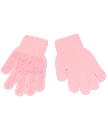 Children's Magic Gripper Gloves. One Size Baby Pink