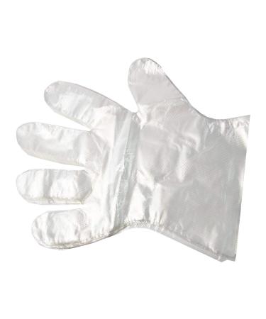 KM-Nails Lot de 100 gants jetables en poly thyl ne pour bain de cire de paraffine