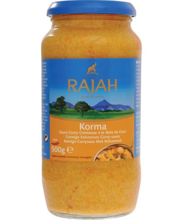 Rajah Korma Creamy Coconut Curry Sauce Mild Ready-to-Make Sauce 2 x 500 g