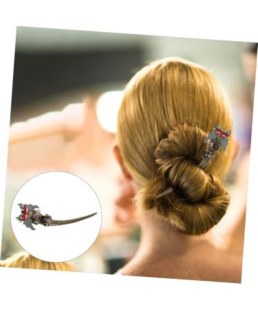 minkissy Japanese Hair Pin 1pc Metal Hairpin Hair for Women Accessories Hair Chopsticks for Women Vintage Hair Chopsticks Metal Book Marker Chinese Hair Fork Flower Bookmark Wedding Bride - Buy Online on GoSupps.com