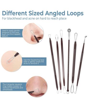 15 PCS Pimple Popper Tool Kit | Blackhead Remover & Acne Extractor Set with Metal Case - Buy Online on GoSupps.com