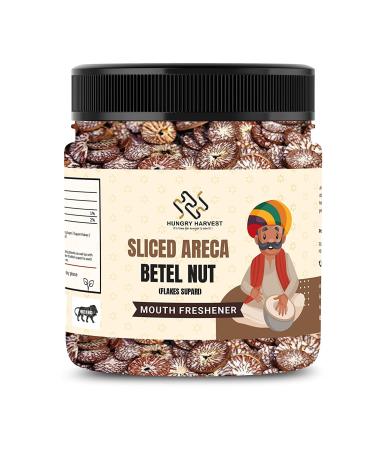Hungry Harvest Sliced Betel Nut | Sliced Areca Nut | Cutting Supari 125 gms Kachi Sopari_Packing May Vary