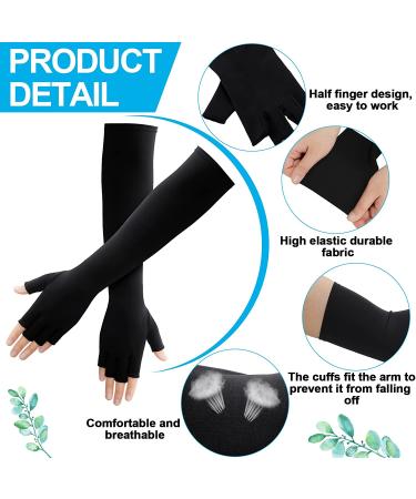 2 Pairs Copper Long Gloves for Women Men - Open Compression Fit, Carpal Tunnel Support - X-Large - Buy Online on GoSupps.com