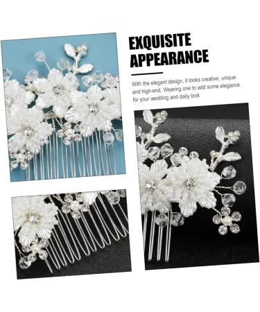 MAGICLULU Side Comb Wedding Hair Accessories for Brides Wedding Bride Hair Comb Bridal Headpiece Hair Combs for Women Accessories Bride Insert Comb Bridal Hair Accessories Bride Hair Jewelry - Buy Online on GoSupps.com