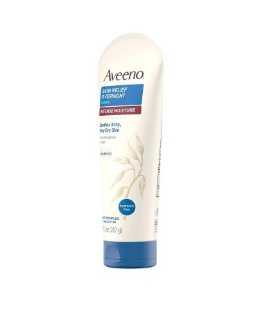 Aveeno Skin Relief Overnight Intense Moisture Cream with Triple Oat Complex & Shea Butter 7.3 oz - Buy Online on GoSupps.com