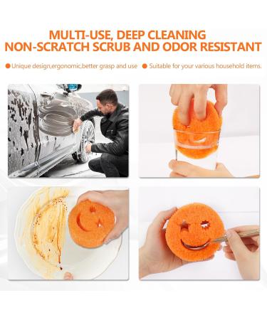 Color Sponge(6 PCS) - Scratch-Free Multipurpose Dish Sponges for Kitchen Bathroom - BPA Free & Made with Polymer Foam - Temperature Controlled Kitchen Sponge for Dishes Odor Resistant Scrubber - Buy Online on GoSupps.com