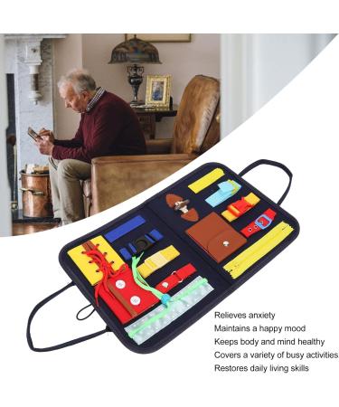 Fidget Blanket for Dementia Patients Dementia Products for Elderly and Kids 14 Calming Anxiety Relief Activities Alzheimers Products Autism Sensory Blanket Fidget Toy Gifts - Buy Online on GoSupps.com
