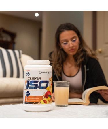 Unity Supplements CLEAR ISO Protein Powder - Grass-fed Whey Isolate Protein - Post Workout Recovery Drink Mix - Keto Friendly and Sugar-Free - 27g Protein per Serving - 900g 25 Servings (2 pounds Peach & Mango) Peach & Mango 2 pounds - Buy Online on GoSupps.com