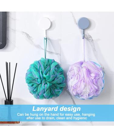 4-Piece Body Scrubber Sponge Set - Exfoliating Loofah Bath Sponges for Peeling & Massage | Ideal for All Skin Types - Buy Online on GoSupps.com