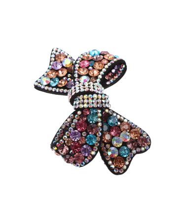 GALPADA Hairpin Hair Clips Hair Accessories Bowknot Hair Clip Ponytail Hair Clip Vintage Hair Rhinestone Hair Clip Mothers Day Hair Clip Women's Rhinestones Bow Tie Headgear Clip