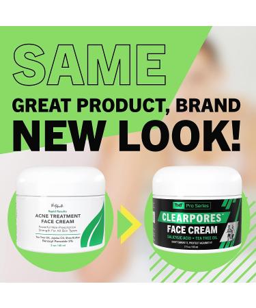 Natural Acne Treatment Cream with 5% Benzoyl Peroxide - Tea Tree Pimple Cream for Face & Body - Hormonal & Cystic Acne Spot Treatment - Buy Online on GoSupps.com
