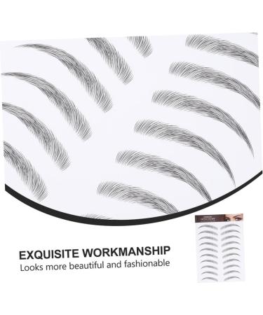 MAGICLULU 3 Sheets Waterproof Eyebrow Stickers Black Stickers Man Template Eyebrow Trimming Transfer Stickers - Buy Online on GoSupps.com
