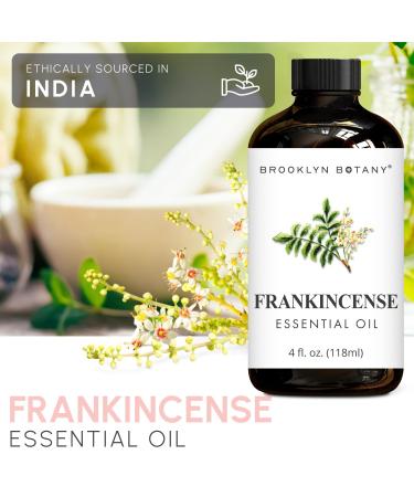 Brooklyn Botany Frankincense & Lemon Eucalyptus Essential Oils 4 Fl Oz (Pack of 2) 100% Pure & Natural Uplifting & Purifying Aromatherapy Blend - Buy Online on GoSupps.com