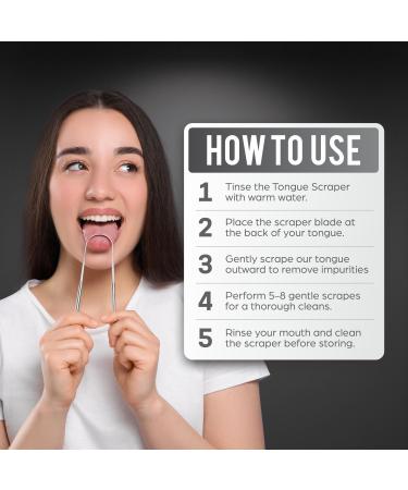 Tongue Scraper for Kids - 100% Stainless Steel U-Shaped Tongue Cleaner for Fresh Breath & Oral Hygiene (Pack of 2) - Fun Emoji Design - Buy Online on GoSupps.com