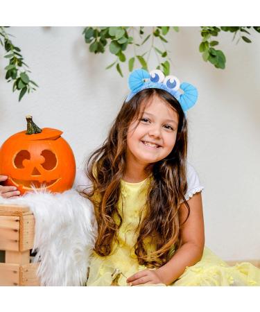 minkissy Horn Headband Plush Ox Horn Headband Cute Funny Headwear Cartoon Animal Horn Hair Hoop with Eyes Hairband for Halloween Dress Up Headbands - Buy Online on GoSupps.com