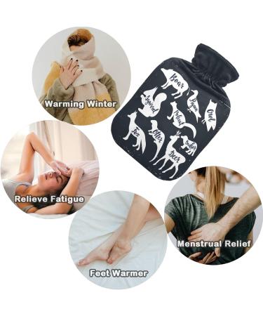 Buy Naanle Wild Animals Hot Water Bottle 2L | Heat & Cold Therapy for Pain Relief - Ideal for Bed Hands & Feet - Buy Online on GoSupps.com