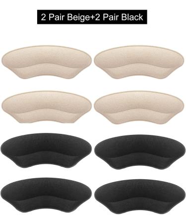 Heel Grips Liner Cushions Inserts - Prevent Heel Slip and Blister - 4 Pairs - Buy Online on GoSupps.com